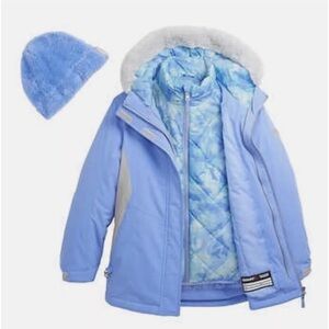 GERRY 3 in 1 Youth Systems Jacket Size S 7/8 Color Light Blue NWT